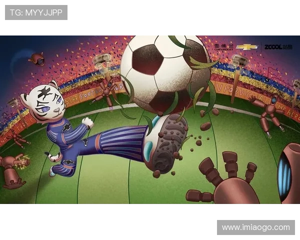 卡通足球明星的精彩瞬间与创意插画展现足球魅力与青春活力